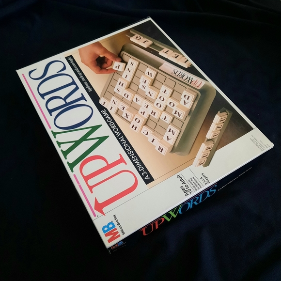 Vintage -UPWORDS Game A 3-Dimensional Word Game Milton Bradley, Complete 1988 - Picture 7 of 8